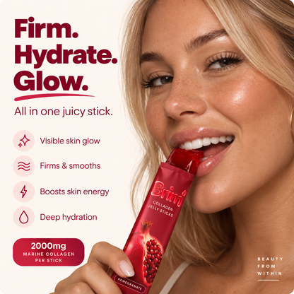 BRIM Collagen Jelly Sticks — Pomegranate