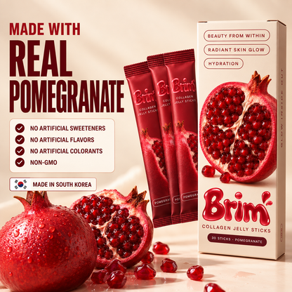 BRIM Collagen Jelly Sticks — Pomegranate